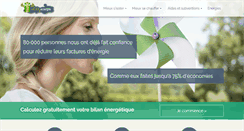 Desktop Screenshot of eco2energie.com
