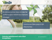 Tablet Screenshot of eco2energie.com